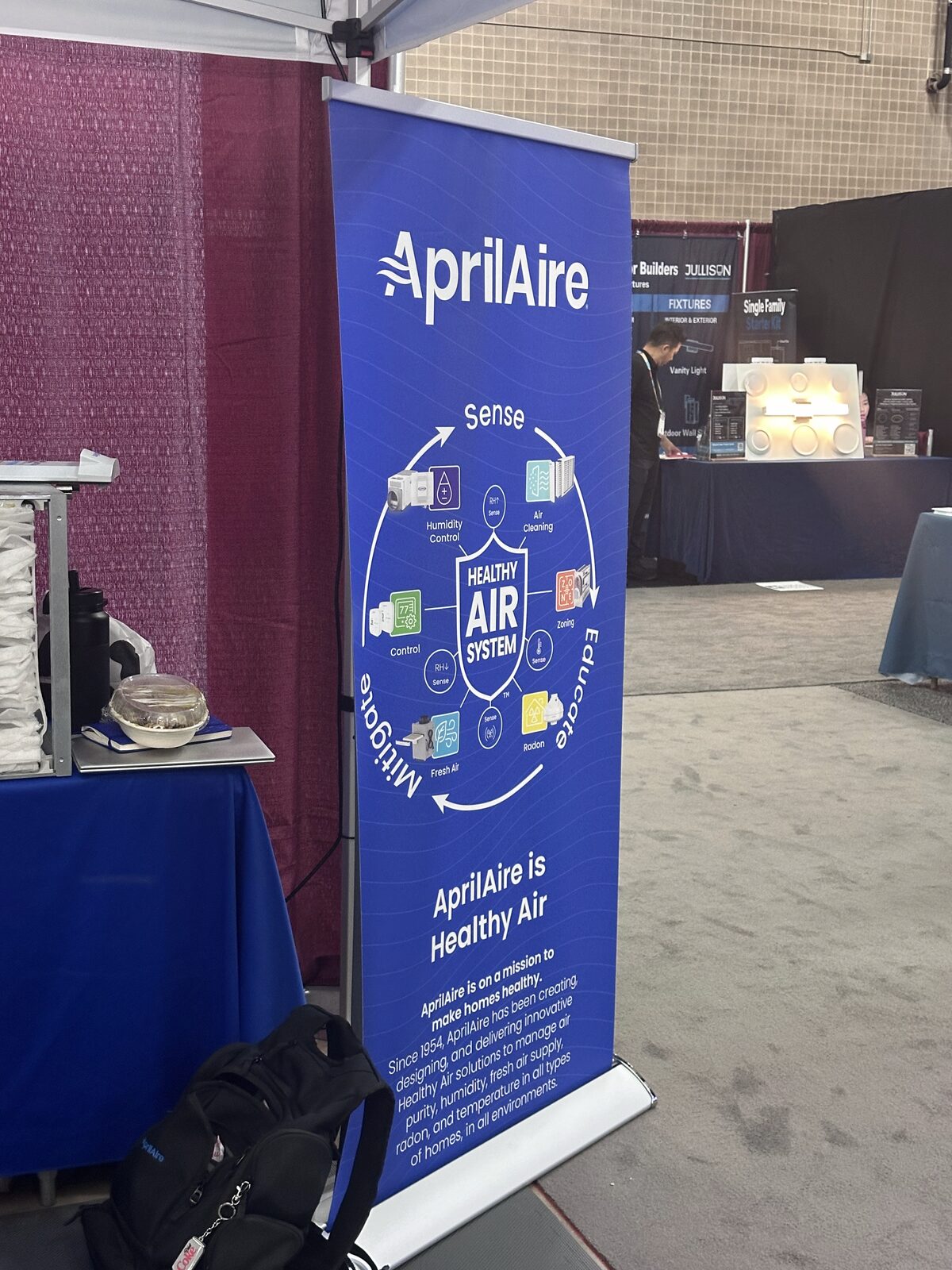 AprilAire Healthy Air System display at the Sunbelt Builders Show
